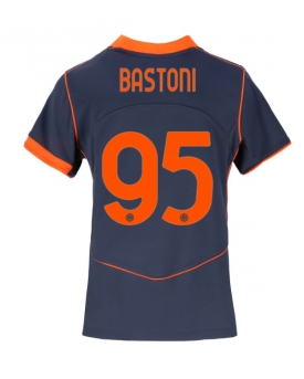 Billige Fotballdrakt Inter Milan Alessandro Bastoni #95 Replika Tredjedrakt Dame 2025-26 Kortermet Billige Fotballdrakt Inter Milan Alessandro Bastoni #95 Replika Tredjedrakt Dame 2025-26 Kortermet